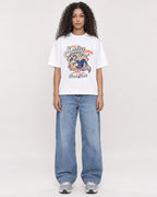 Mockup Boxy Heavyweight Tee White female full-body 10