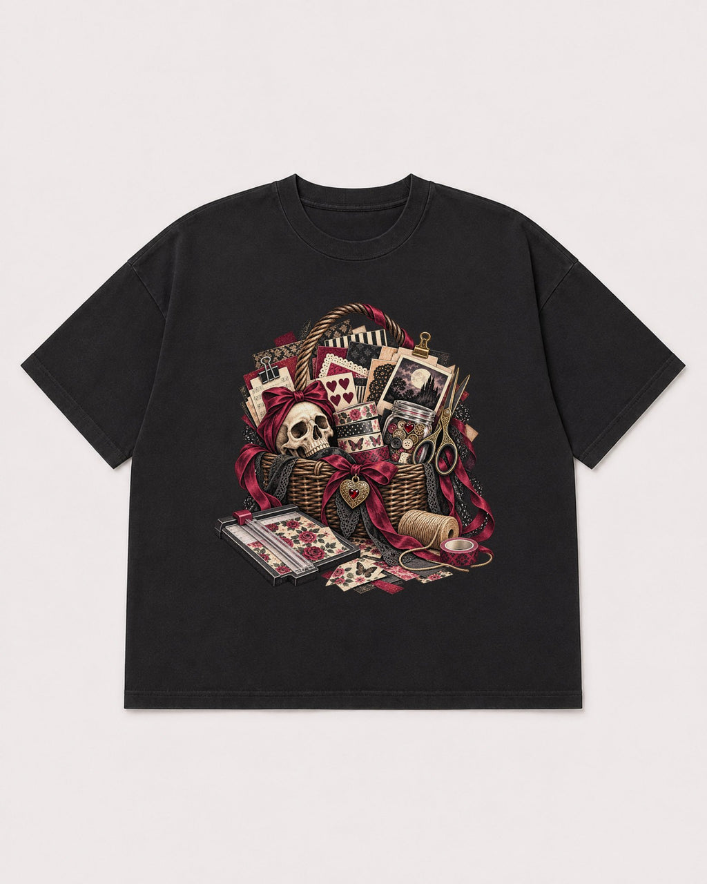 Mockup Boxy Heavyweight Tee Black product