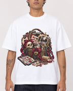 Mockup Boxy Heavyweight Tee White male close-up 06