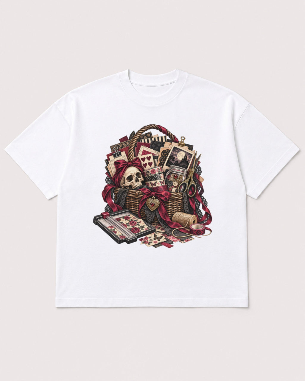 Mockup Boxy Heavyweight Tee White product