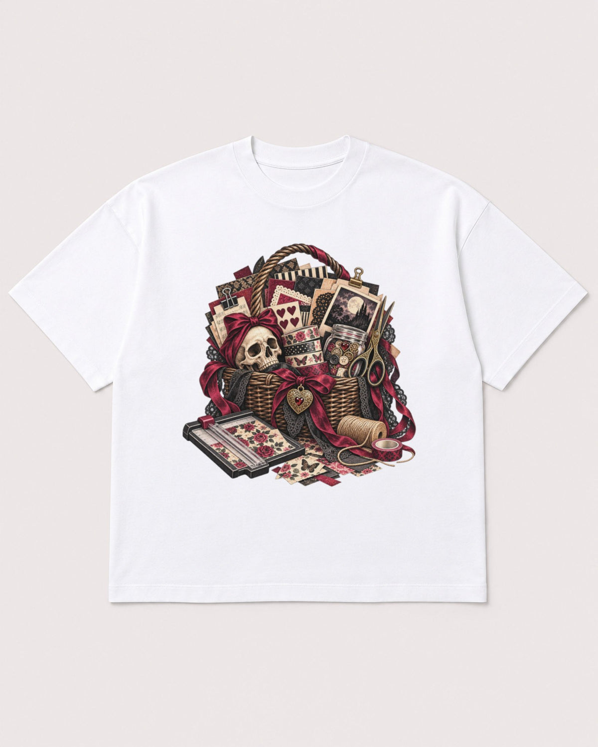 Mockup Boxy Heavyweight Tee White product