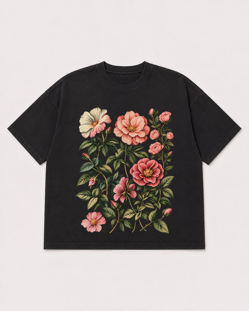 Mockup Boxy Heavyweight Tee Black product
