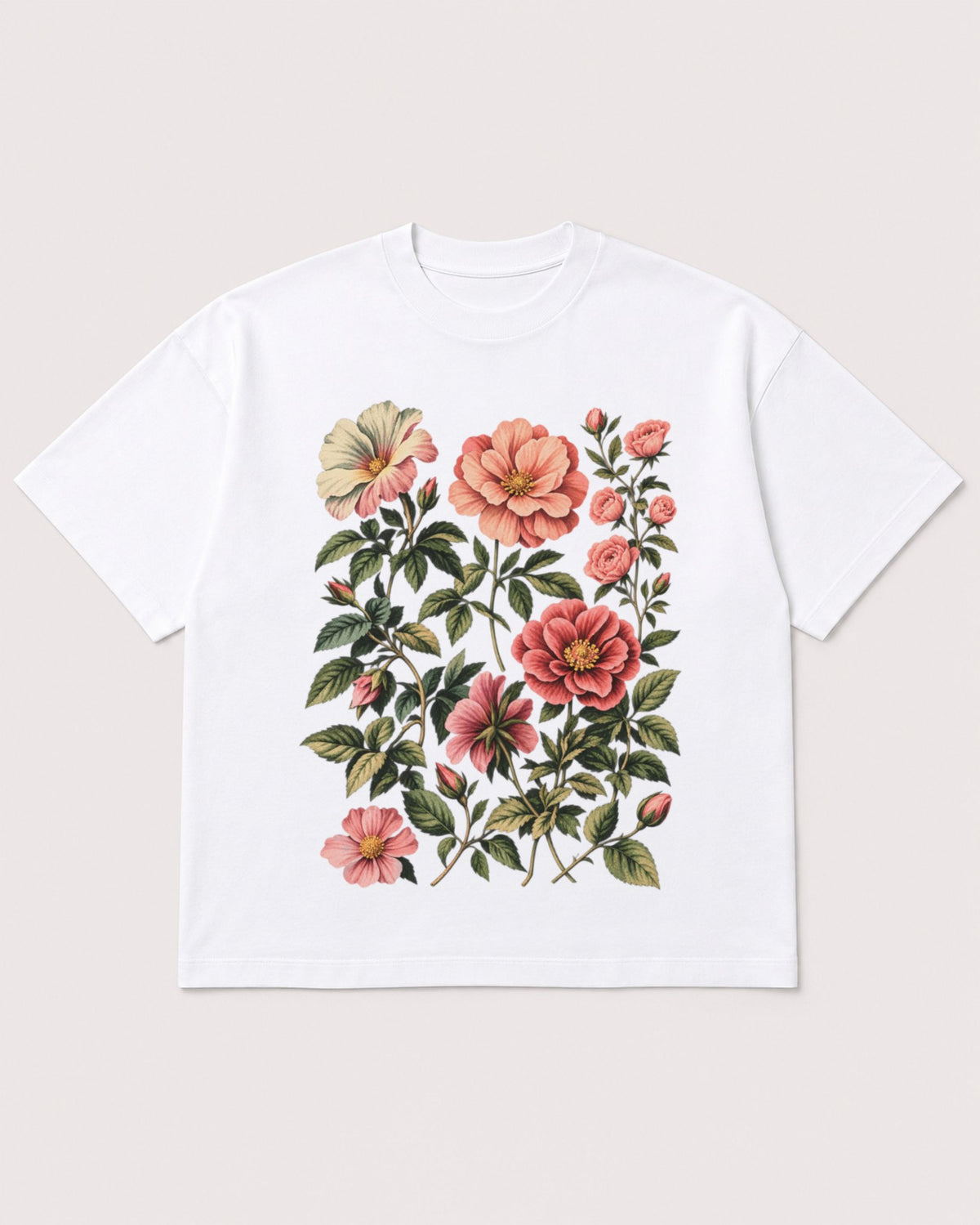 Mockup Boxy Heavyweight Tee White product