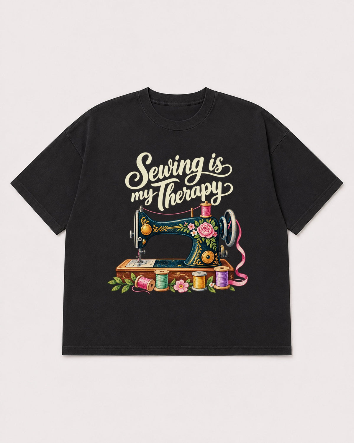 Mockup Boxy Heavyweight Tee Black product