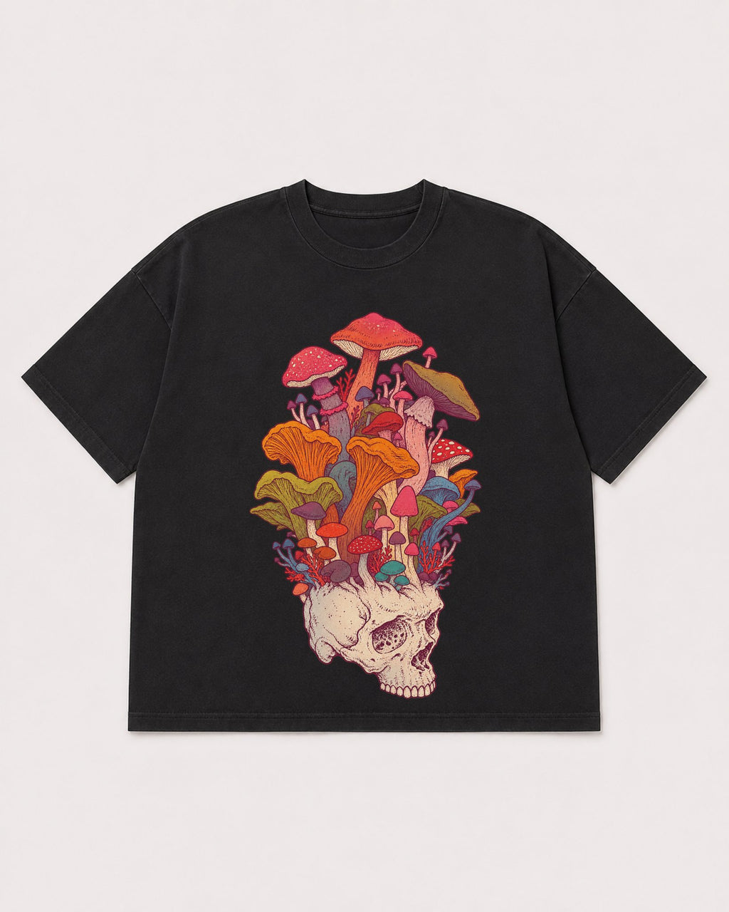 Mockup Boxy Heavyweight Tee Black product