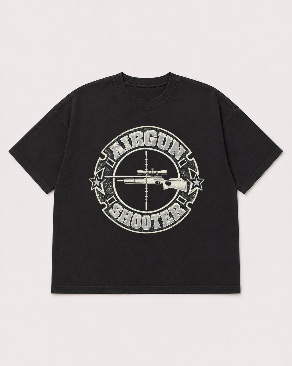 Mockup Boxy Heavyweight Tee Black product