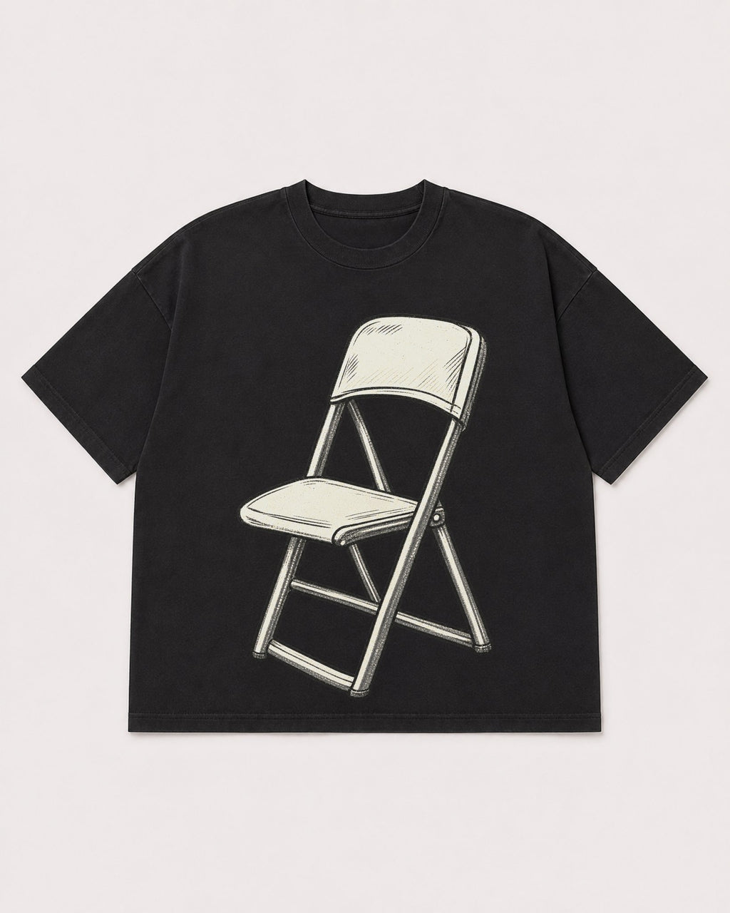 Mockup Boxy Heavyweight Tee Black product