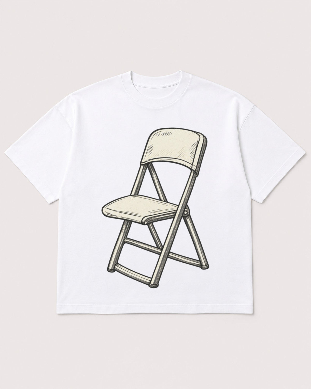 Mockup Boxy Heavyweight Tee White product