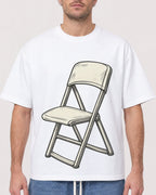 Mockup Boxy Heavyweight Tee White male close-up 08