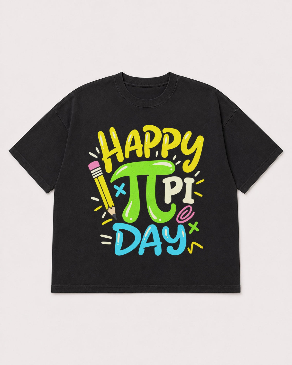 Mockup Boxy Heavyweight Tee Black product