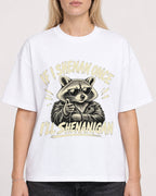 Mockup Boxy Heavyweight Tee White female close-up 08