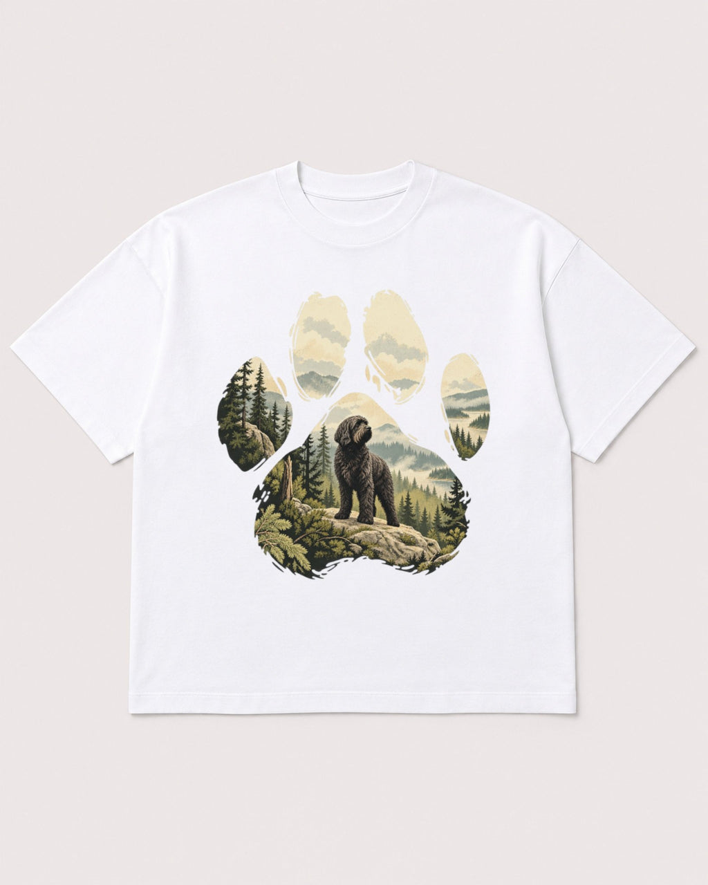 Mockup Boxy Heavyweight Tee White product