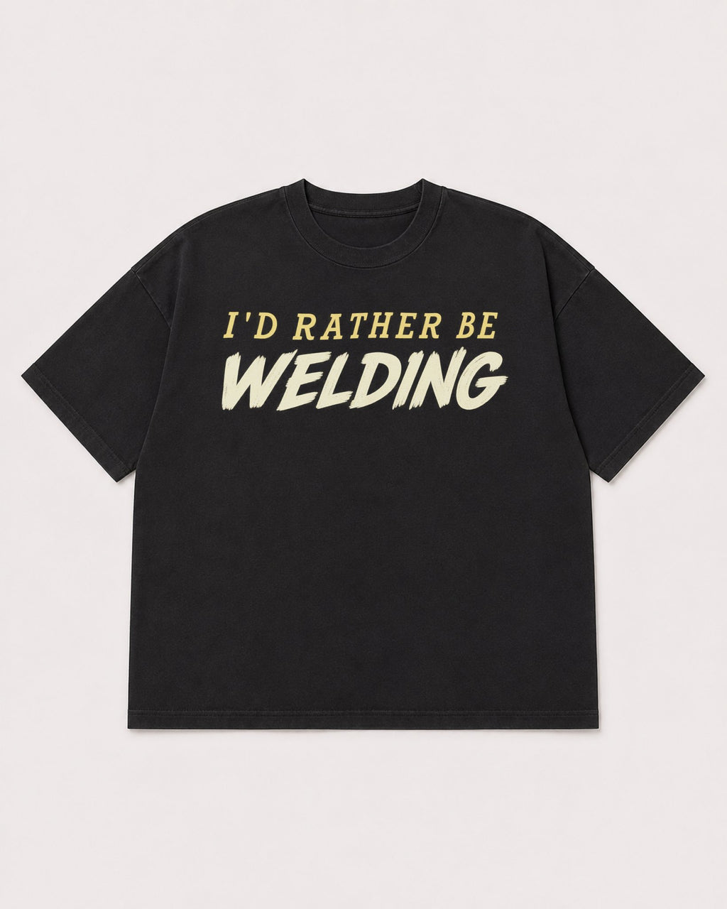 Mockup Boxy Heavyweight Tee Black product