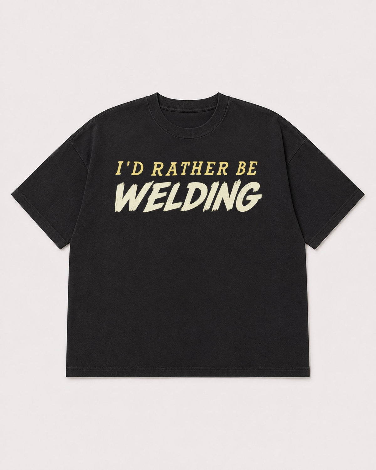 Mockup Boxy Heavyweight Tee Black product