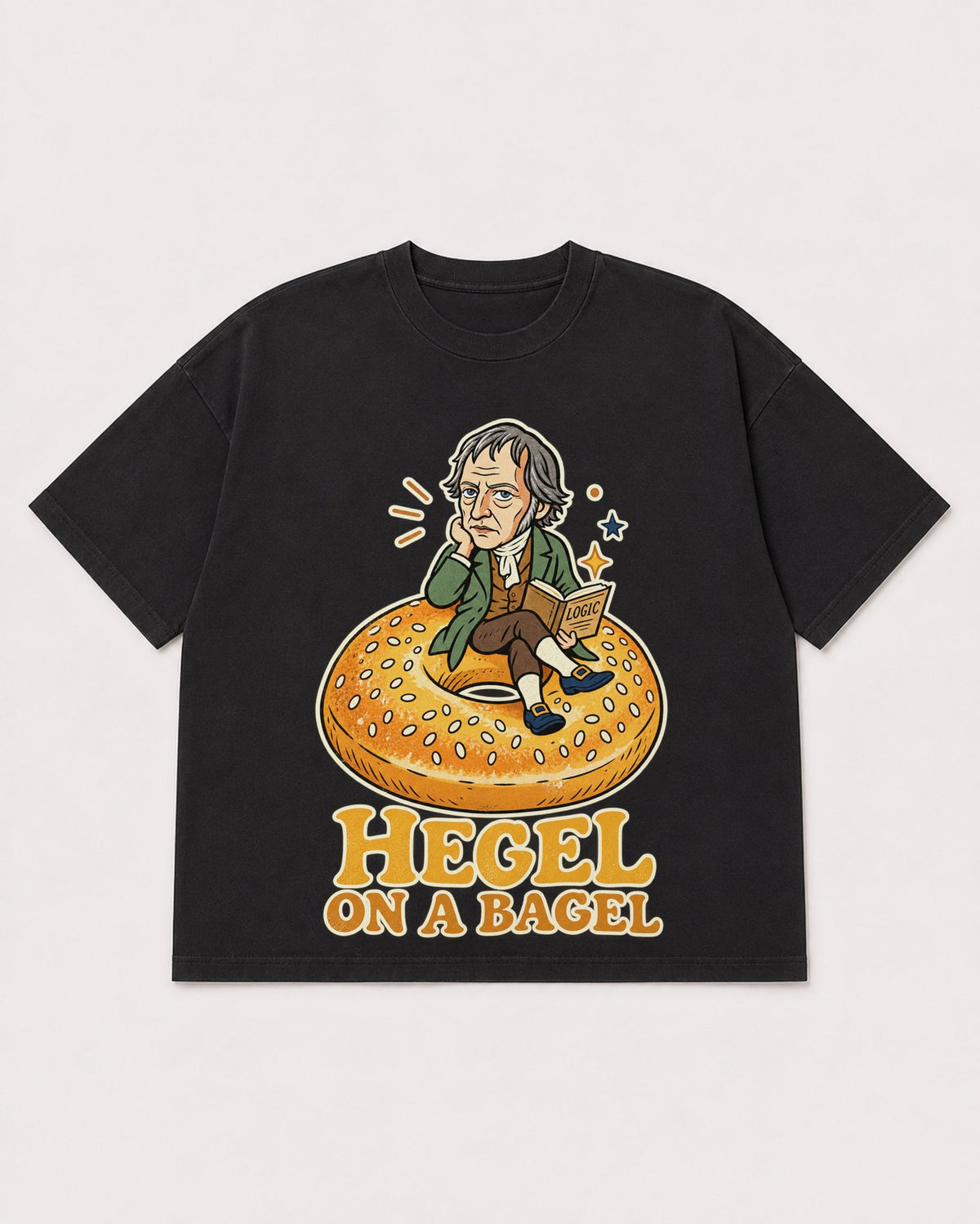 Mockup Boxy Heavyweight Tee Black product