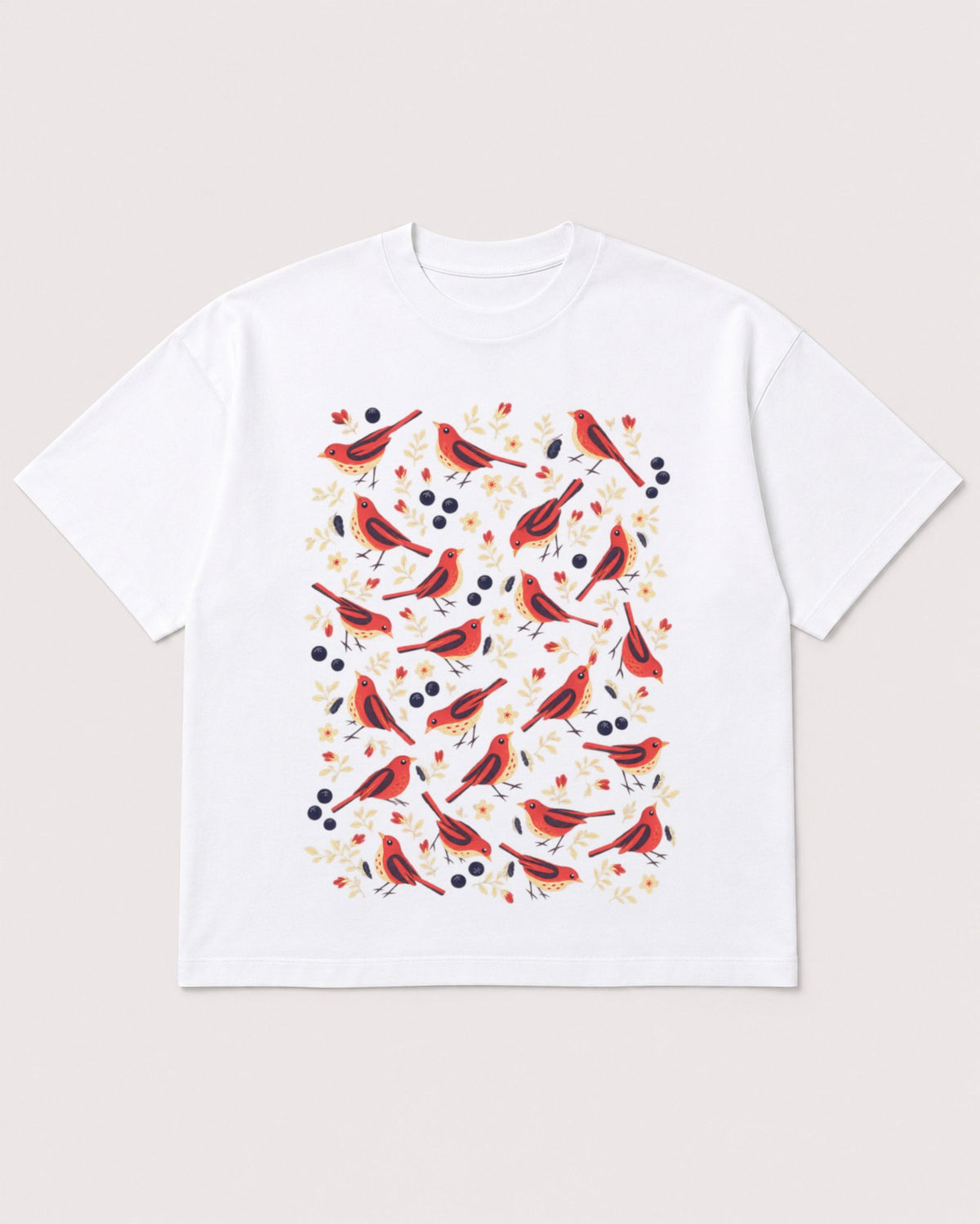Mockup Boxy Heavyweight Tee White product