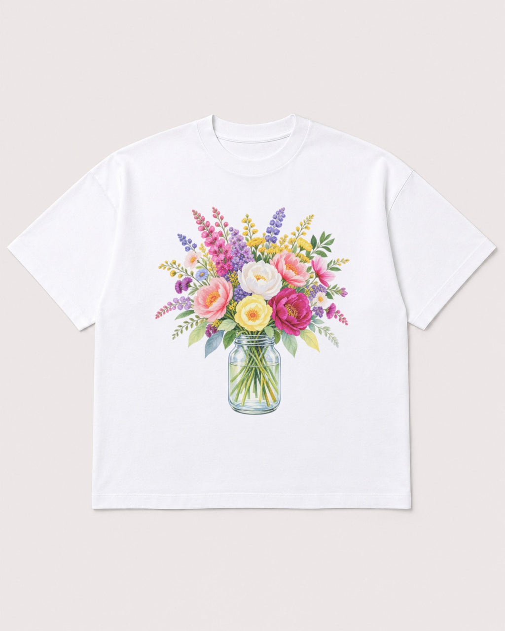 Mockup Boxy Heavyweight Tee White product