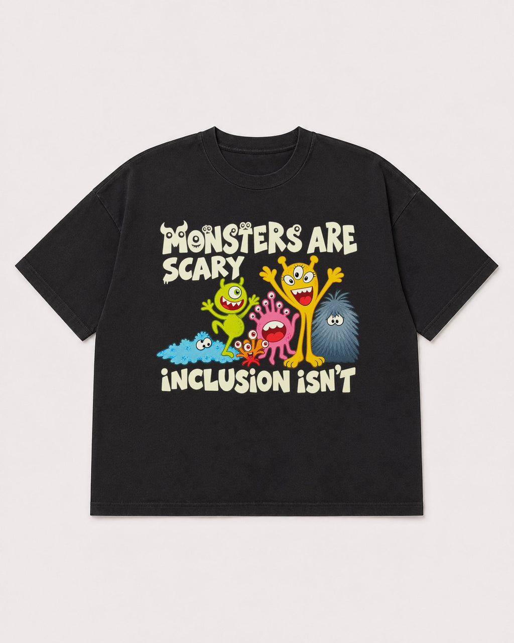 Mockup Boxy Heavyweight Tee Black product