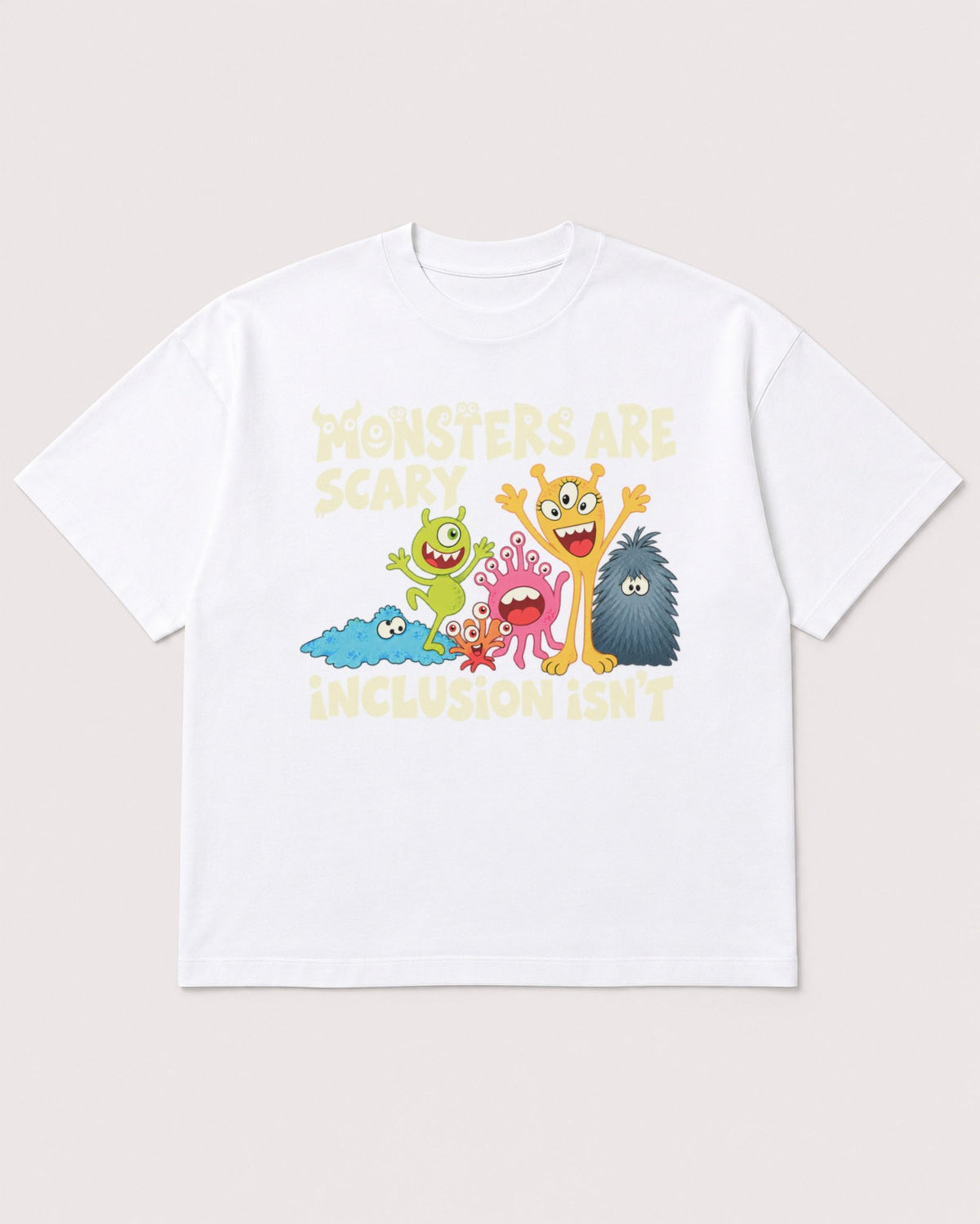 Mockup Boxy Heavyweight Tee White product