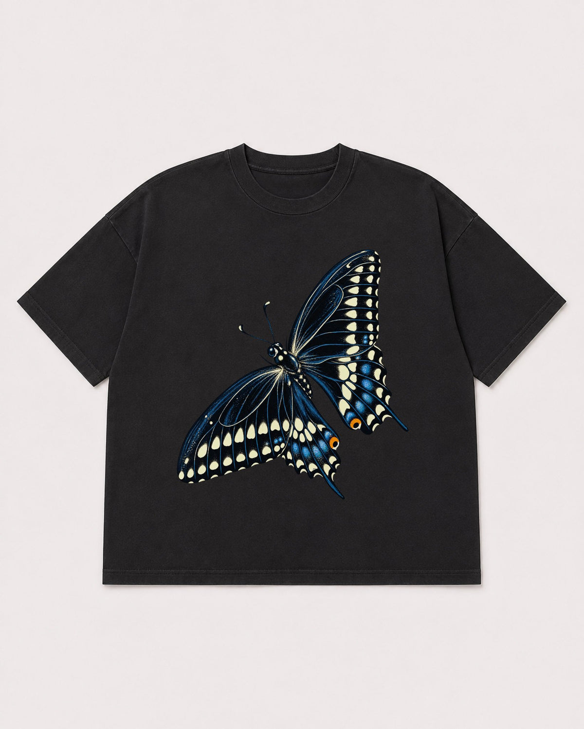 Mockup Boxy Heavyweight Tee Black product