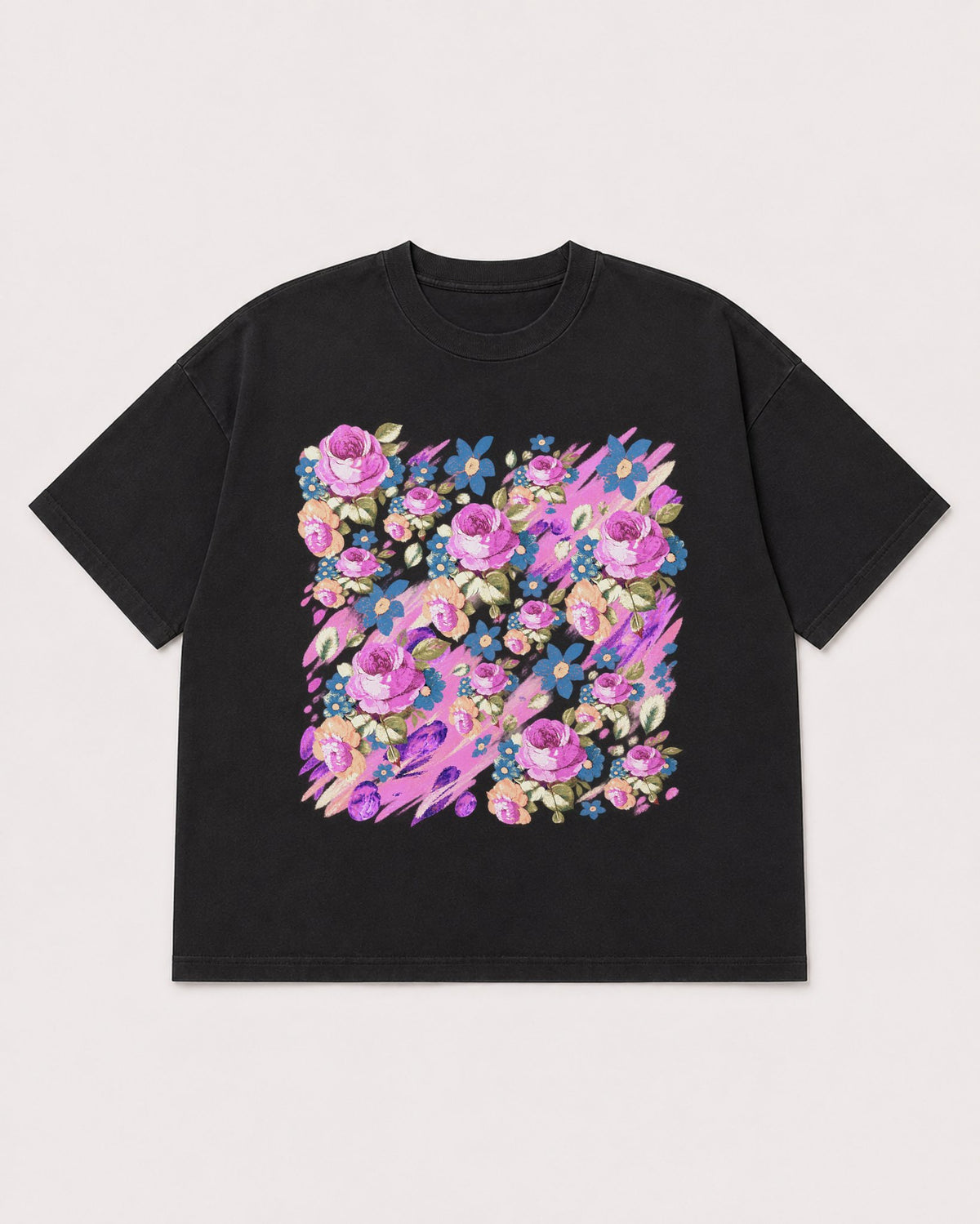 Mockup Boxy Heavyweight Tee Black product