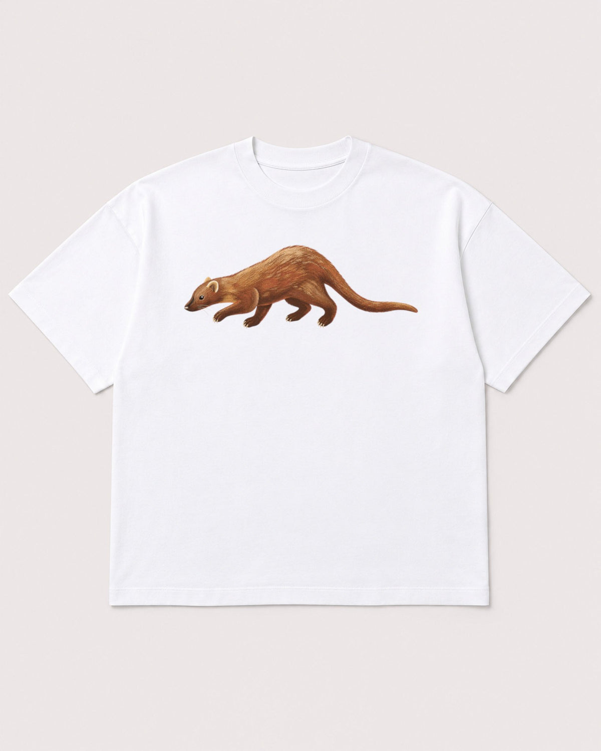Mockup Boxy Heavyweight Tee White product