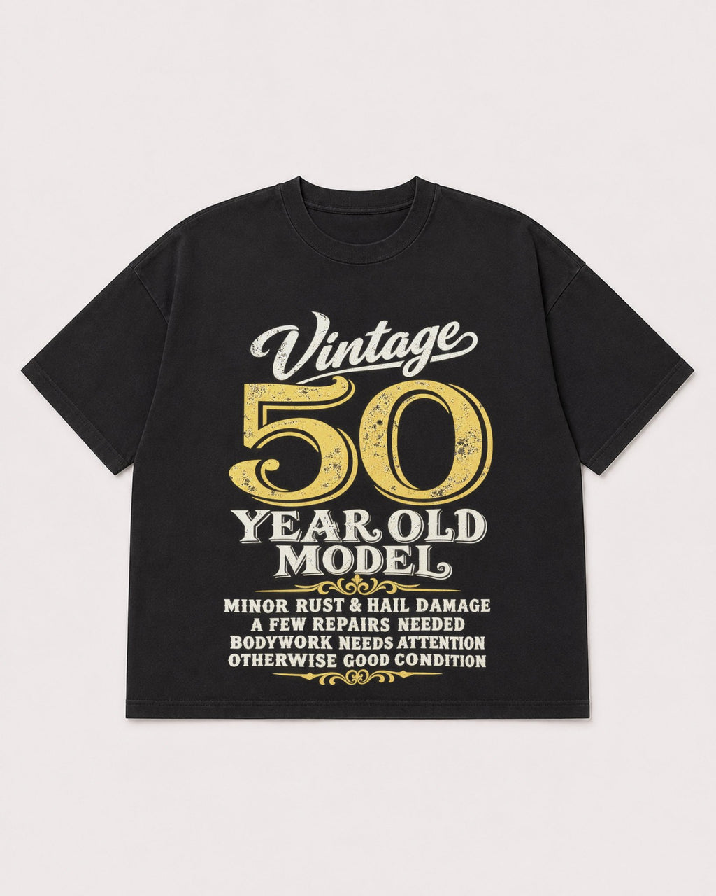 Mockup Boxy Heavyweight Tee Black product
