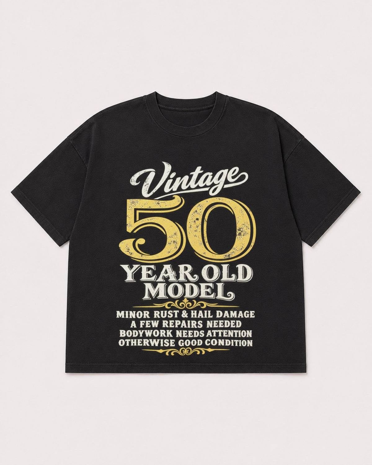 Mockup Boxy Heavyweight Tee Black product