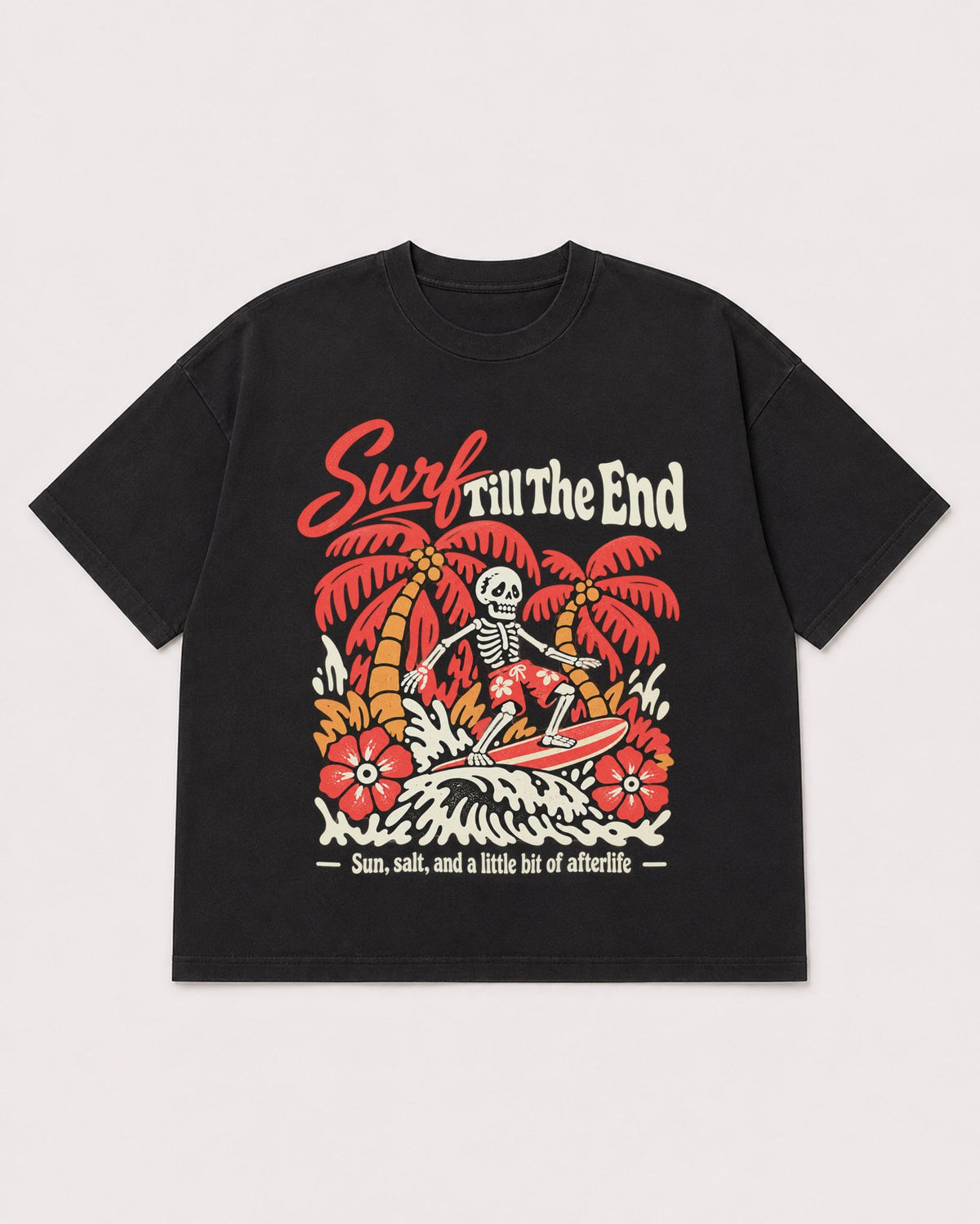Mockup Boxy Heavyweight Tee Black product