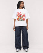 Mockup Boxy Heavyweight Tee White female full-body 04