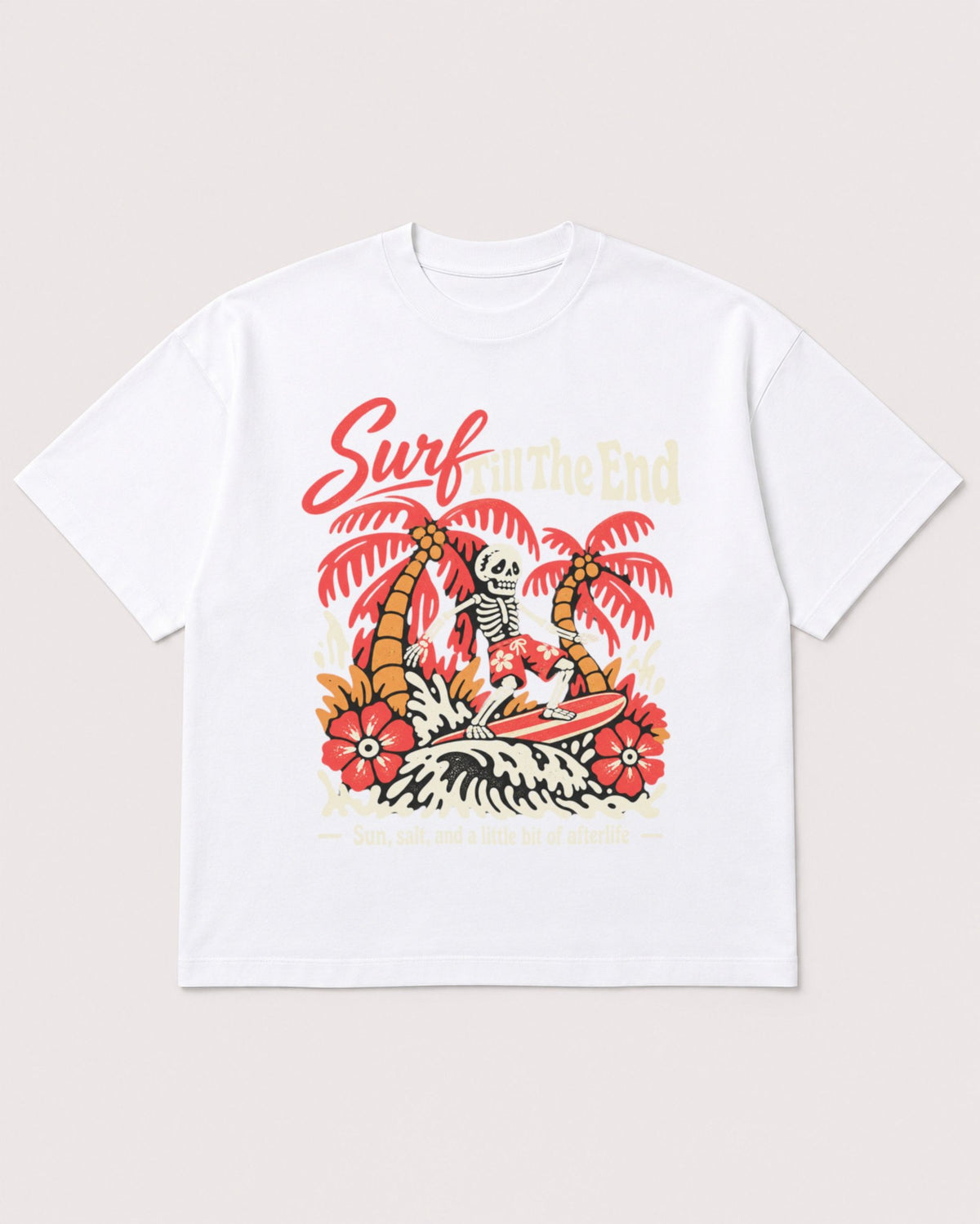Mockup Boxy Heavyweight Tee White product