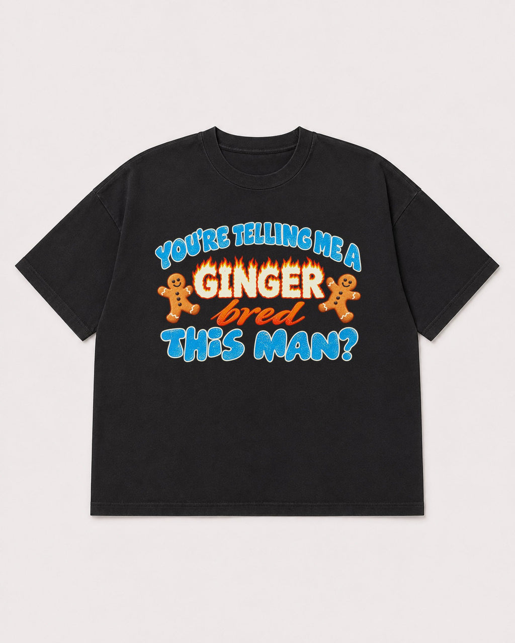 Mockup Boxy Heavyweight Tee Black product
