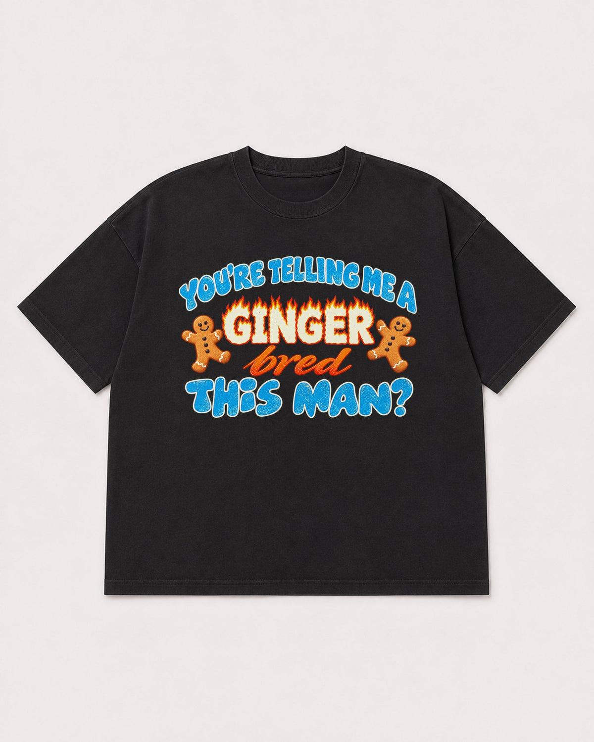 Mockup Boxy Heavyweight Tee Black product