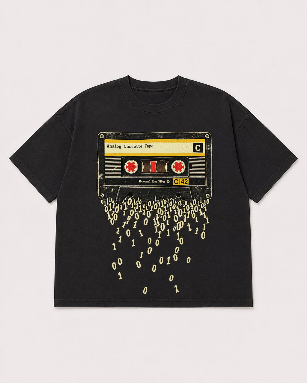 Mockup Boxy Heavyweight Tee Black product
