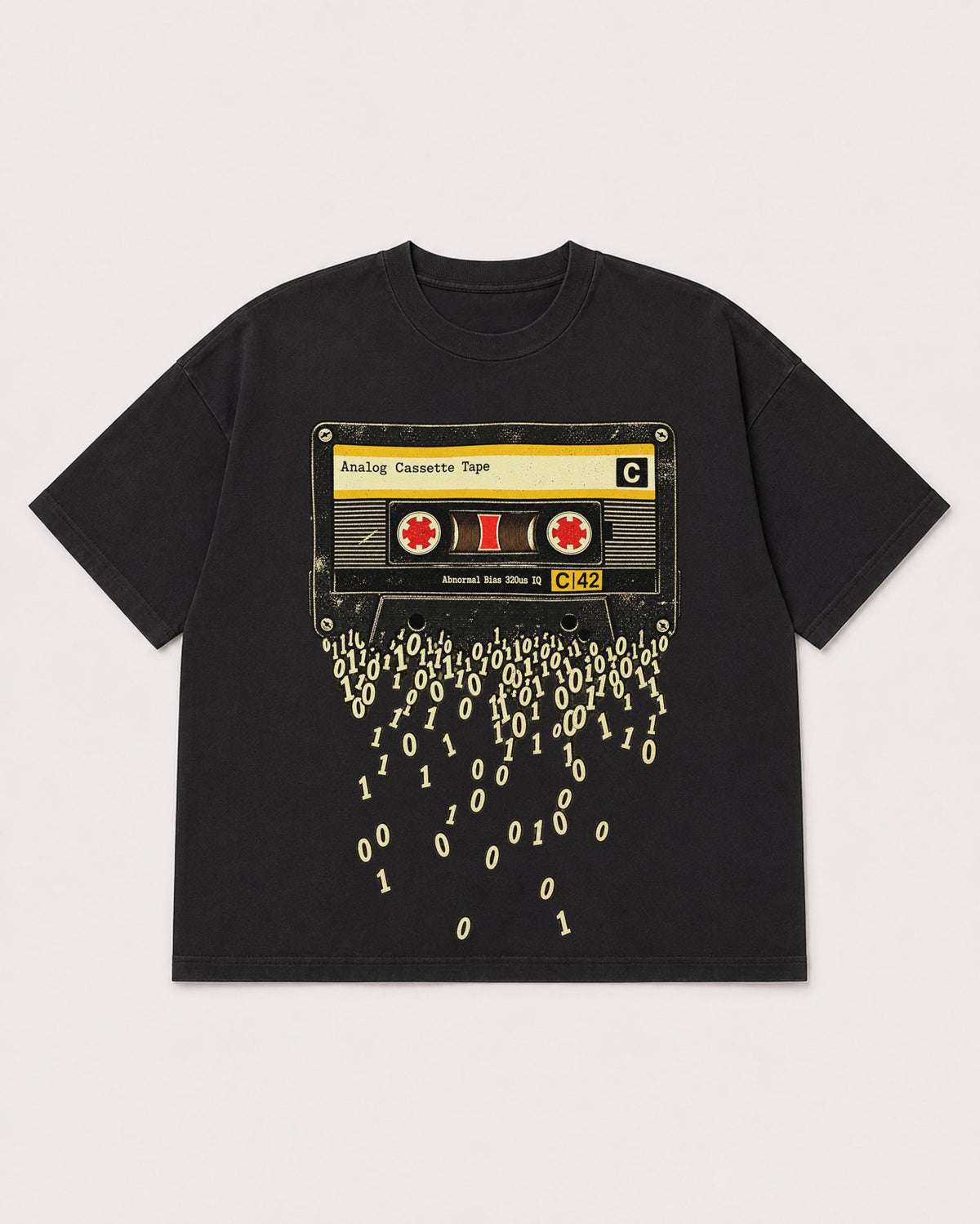Mockup Boxy Heavyweight Tee Black product