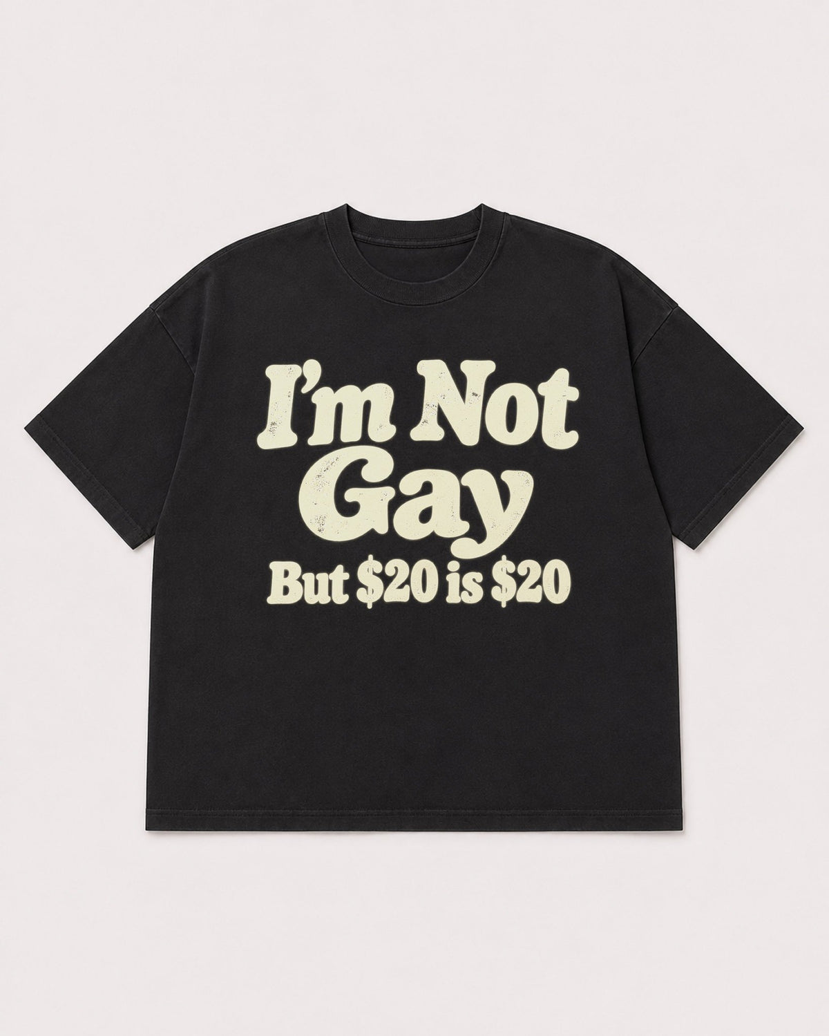 Mockup Boxy Heavyweight Tee Black product