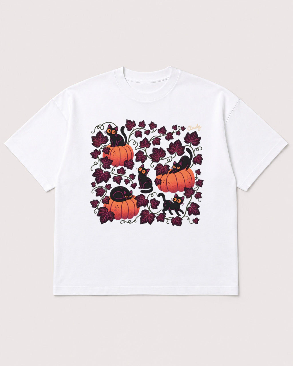 Mockup Boxy Heavyweight Tee White product