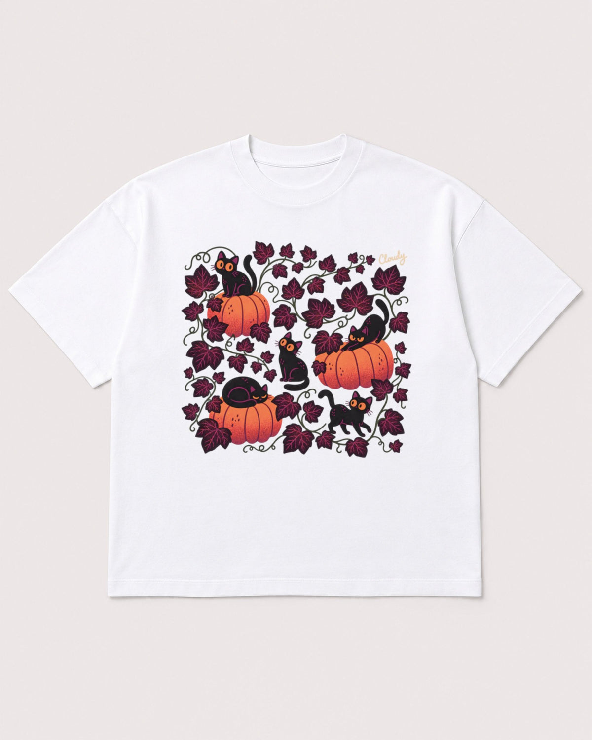 Mockup Boxy Heavyweight Tee White product