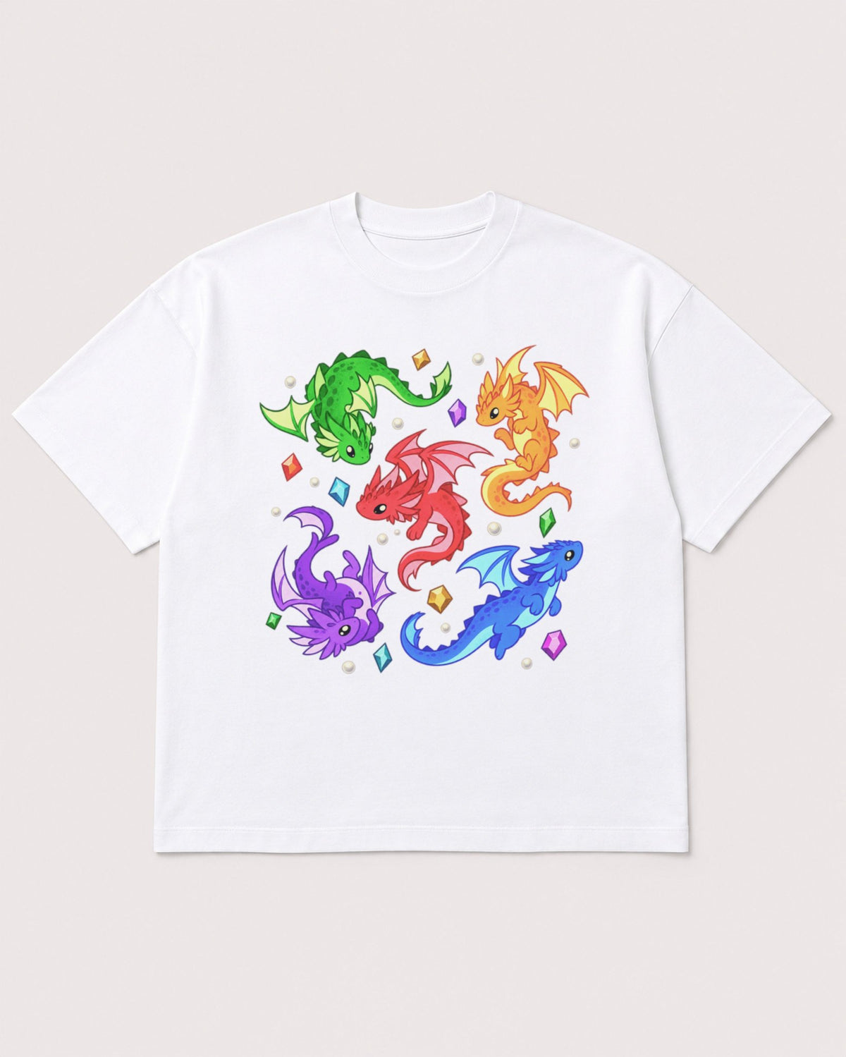 Mockup Boxy Heavyweight Tee White product