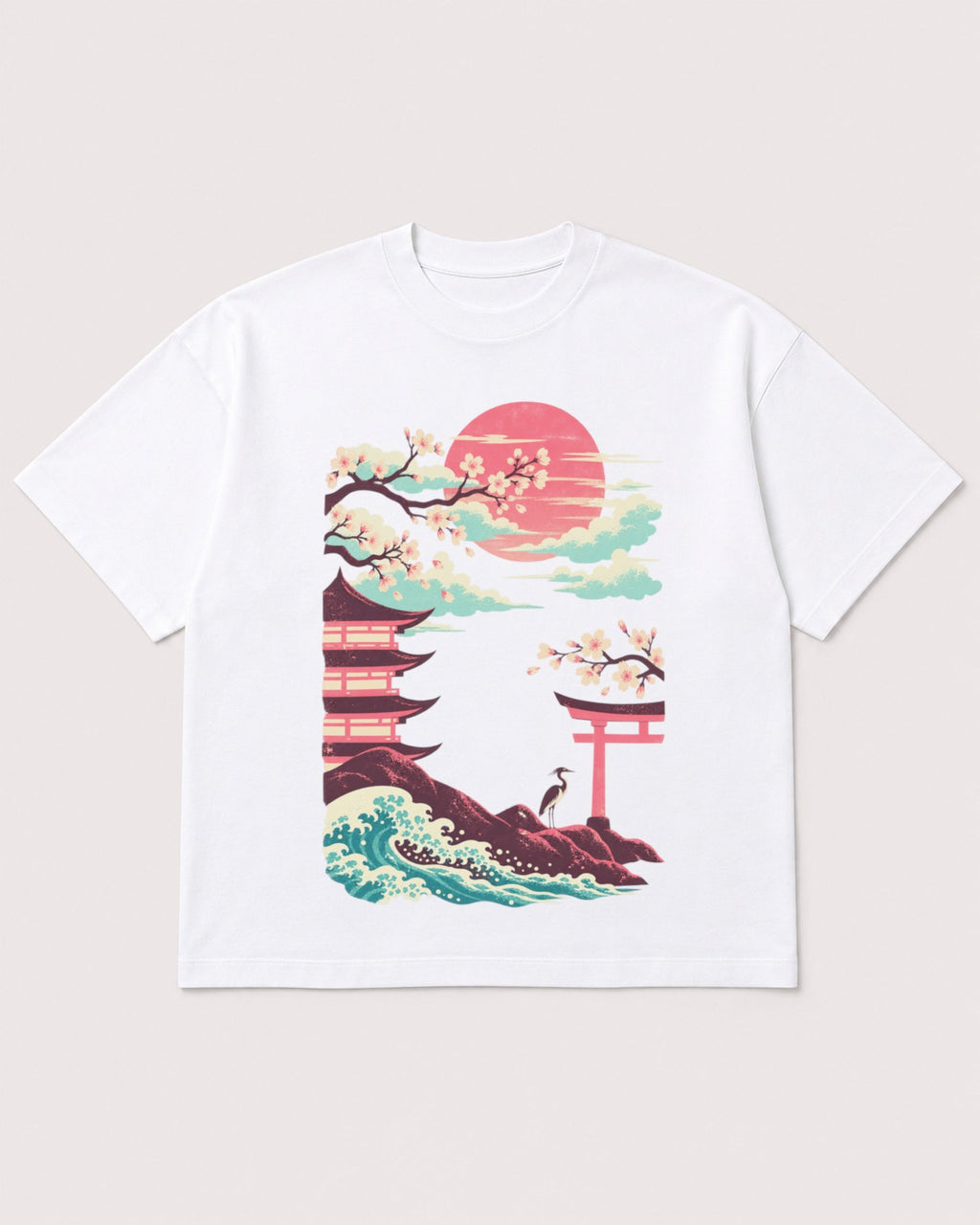 Mockup Boxy Heavyweight Tee White product