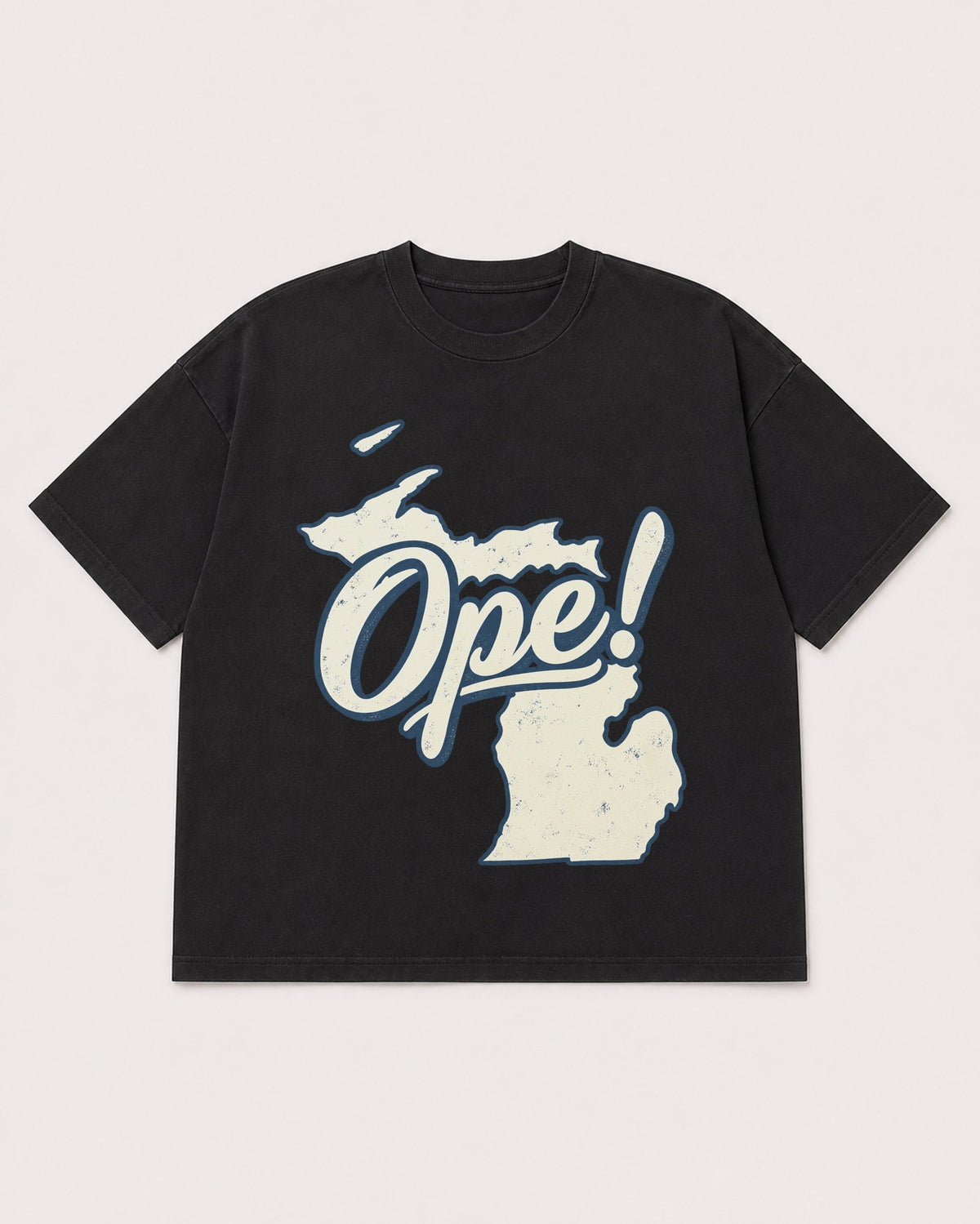 Mockup Boxy Heavyweight Tee Black product