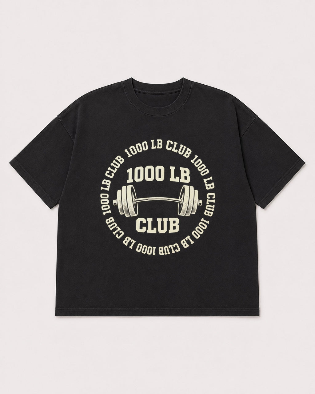 Mockup Boxy Heavyweight Tee Black product