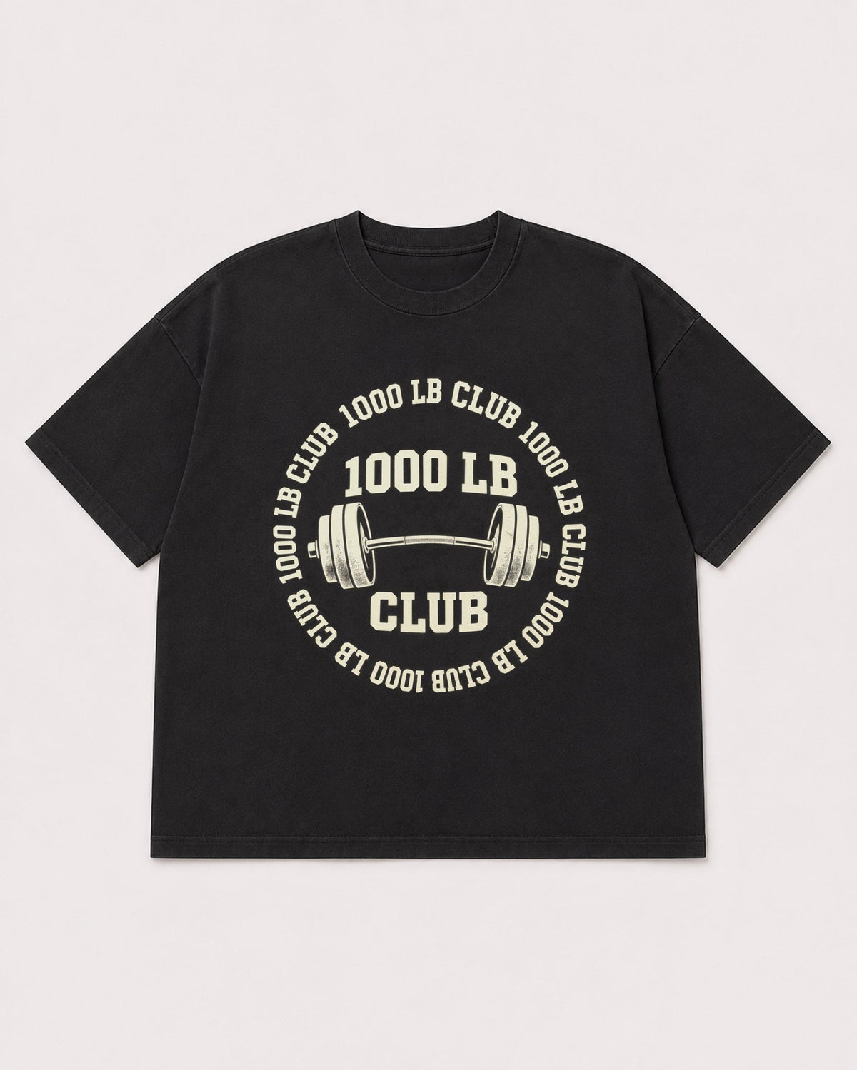Mockup Boxy Heavyweight Tee Black product