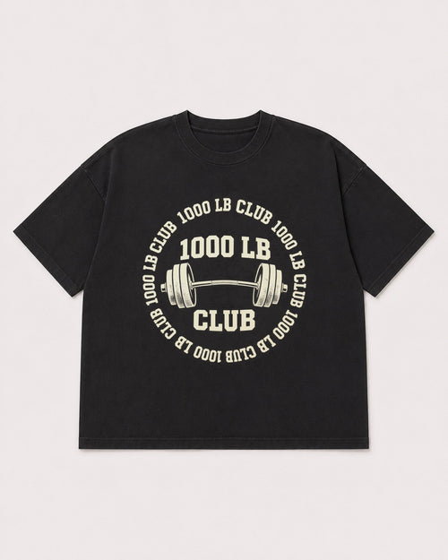 Mockup Boxy Heavyweight Tee Black product