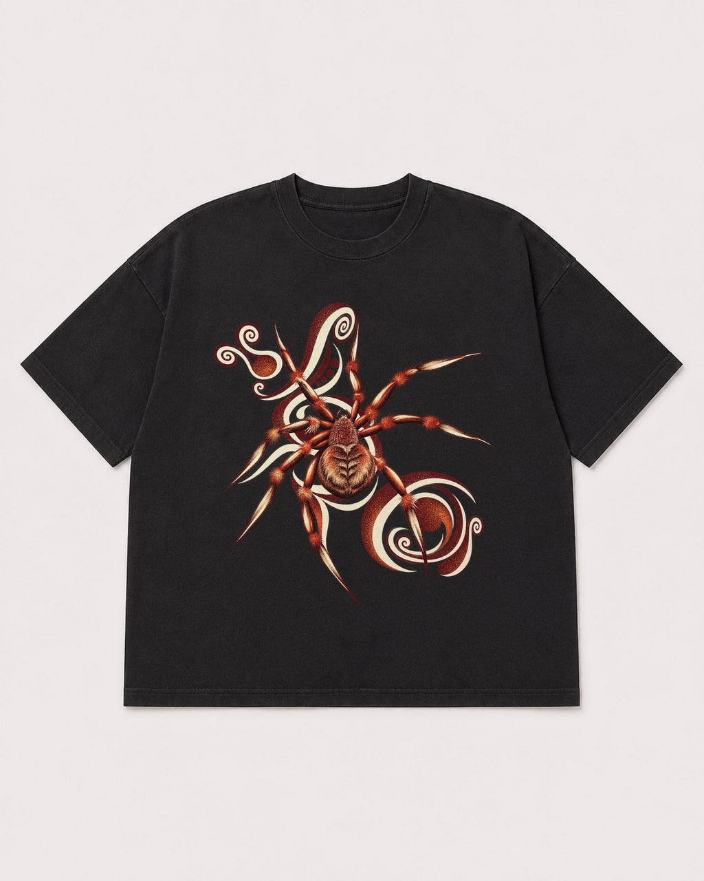 Mockup Boxy Heavyweight Tee Black product