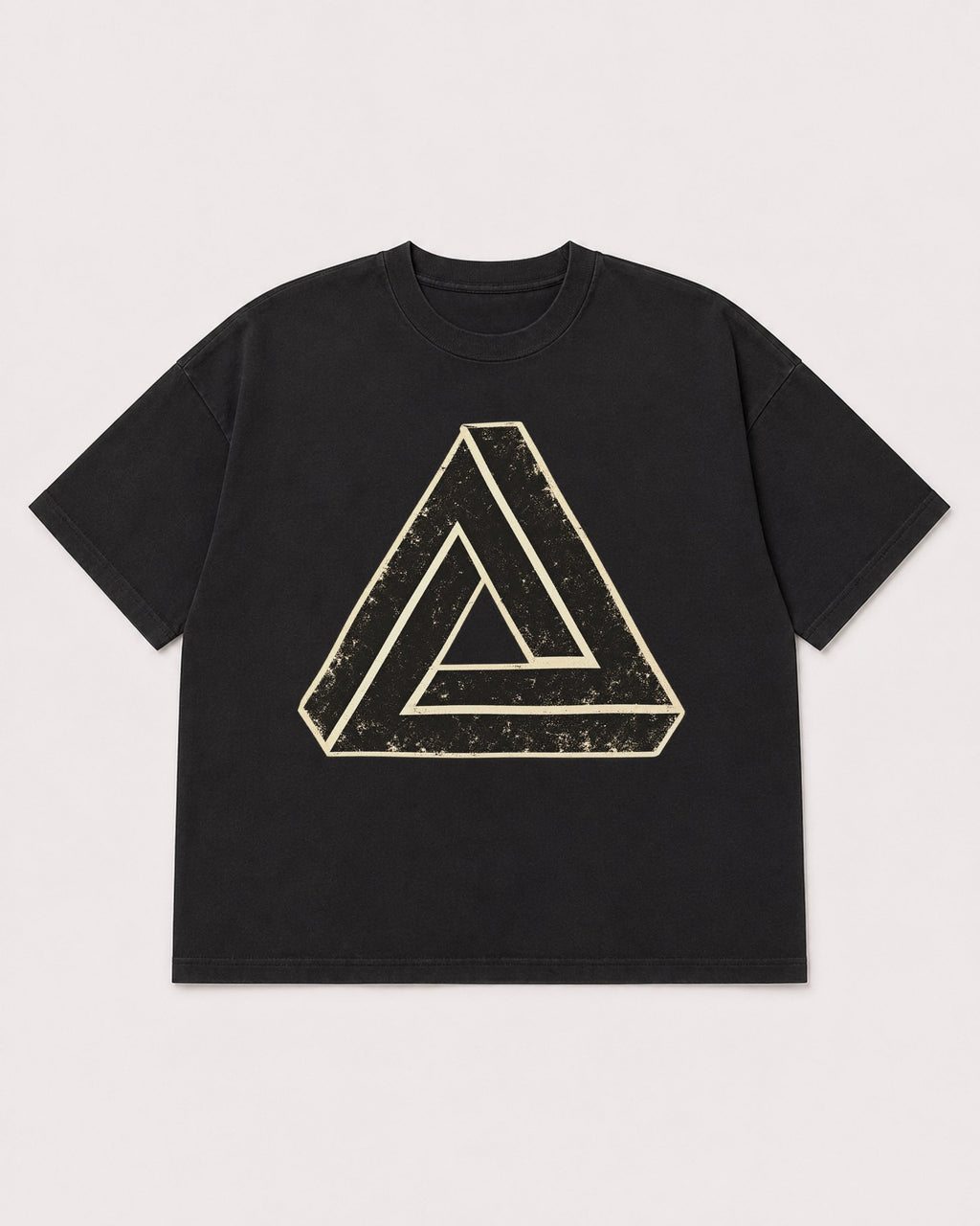 Mockup Boxy Heavyweight Tee Black product