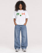 Mockup Boxy Heavyweight Tee White female full-body 05
