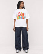 Mockup Boxy Heavyweight Tee White female full-body 04