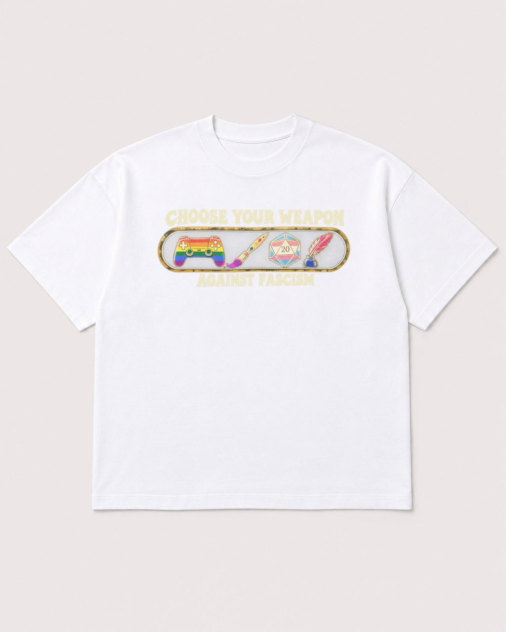 Mockup Boxy Heavyweight Tee White product
