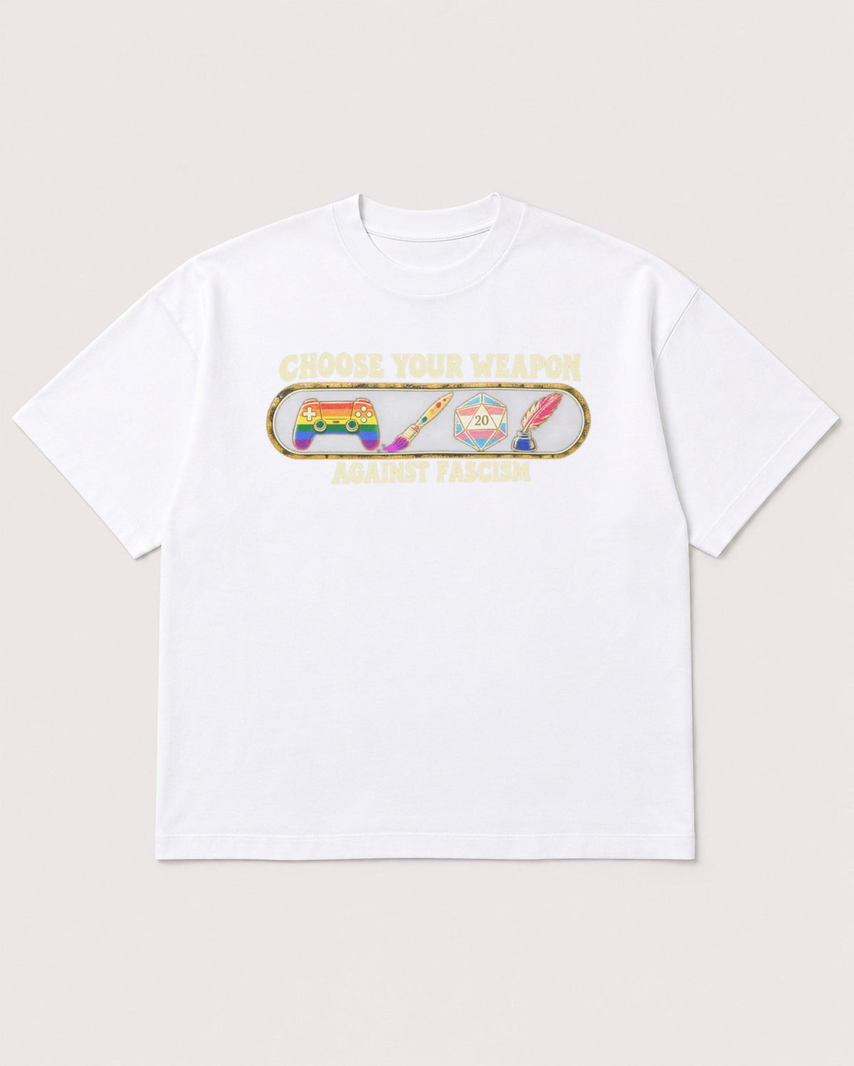 Mockup Boxy Heavyweight Tee White product